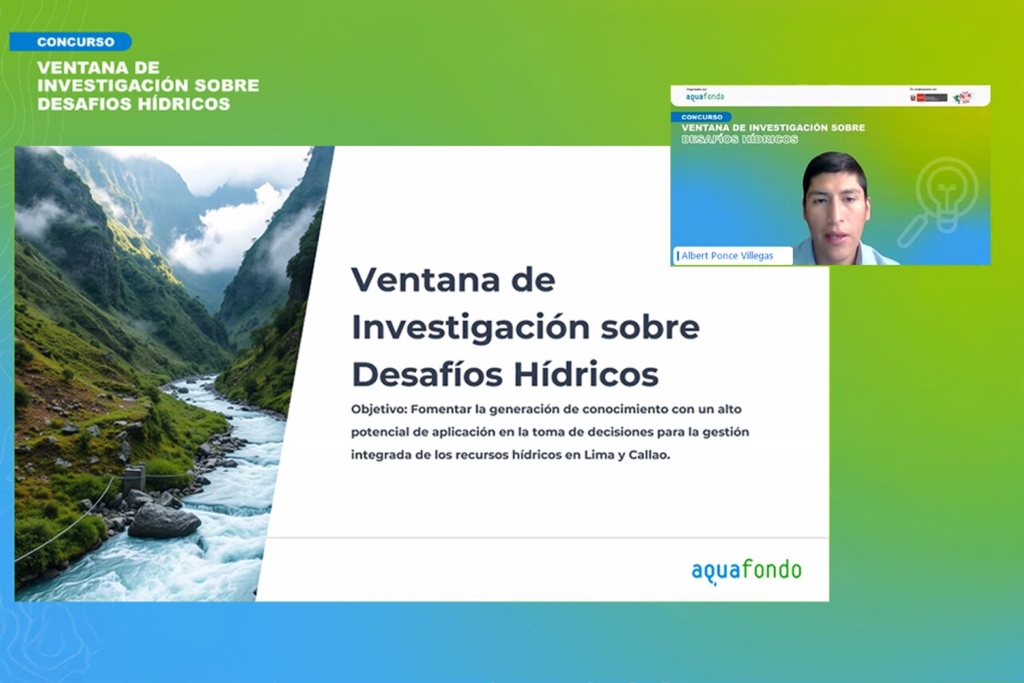 Lanzamos la primera convocatoria de la Ventana de Investigación sobre Desafíos Hídricos