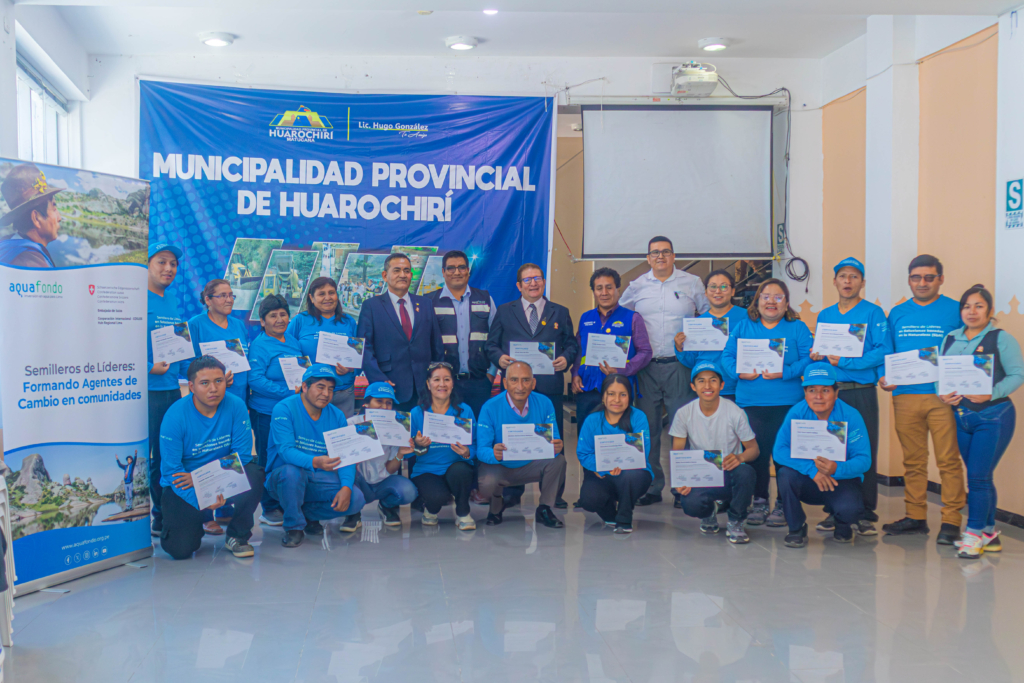 Gracias al apoyo de COSUDE, líderes comunitarios concluyen formación en Soluciones Basadas en Naturaleza con proyectos enfocados en la acción territorial