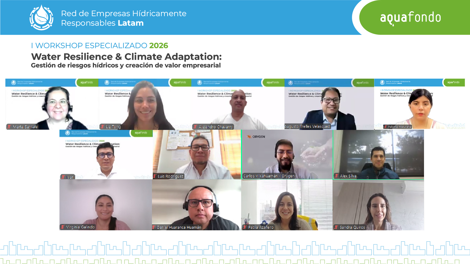 I WORKSHOP 2026 Gestión de riesgos hídricos y creación de valor empresarial