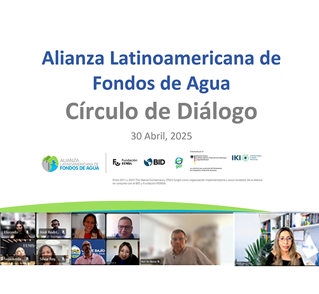 Aquafondo comparte su experiencia en el Círculo de Diálogo de la Alianza Latinoamericana de Fondos de Agua