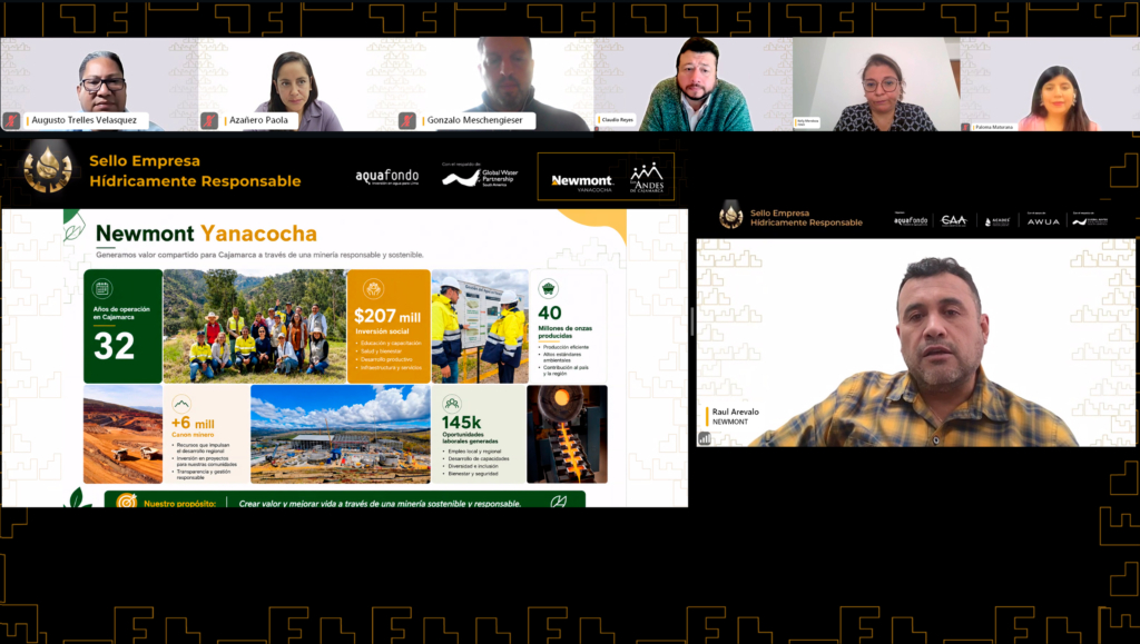 Casos de éxito del Sello EHR inspiran a empresas de Perú, Chile y Argentina a fortalecer la seguridad hídrica