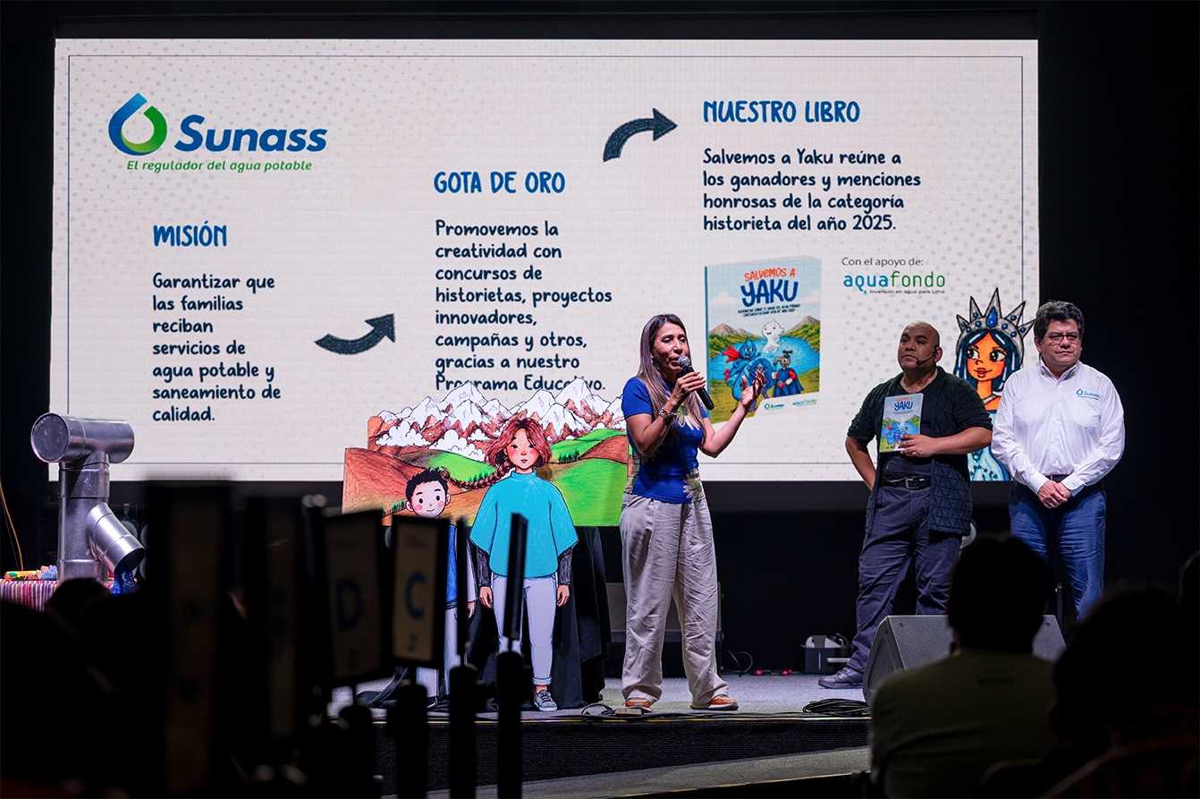 «Salvemos a Yaku» llegó a la FIL Lima 2026 para inspirar a nuevas generaciones a cuidar el agua